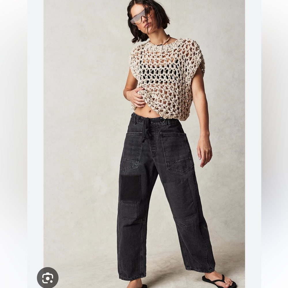 We the Free Moxie Pull On Barrel Jeans